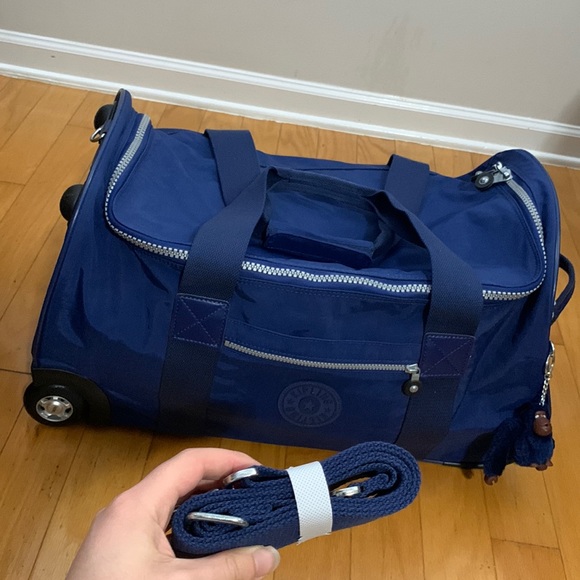 Kipling Navy Blue Duffle Luggage Bag - Picture 4 of 17